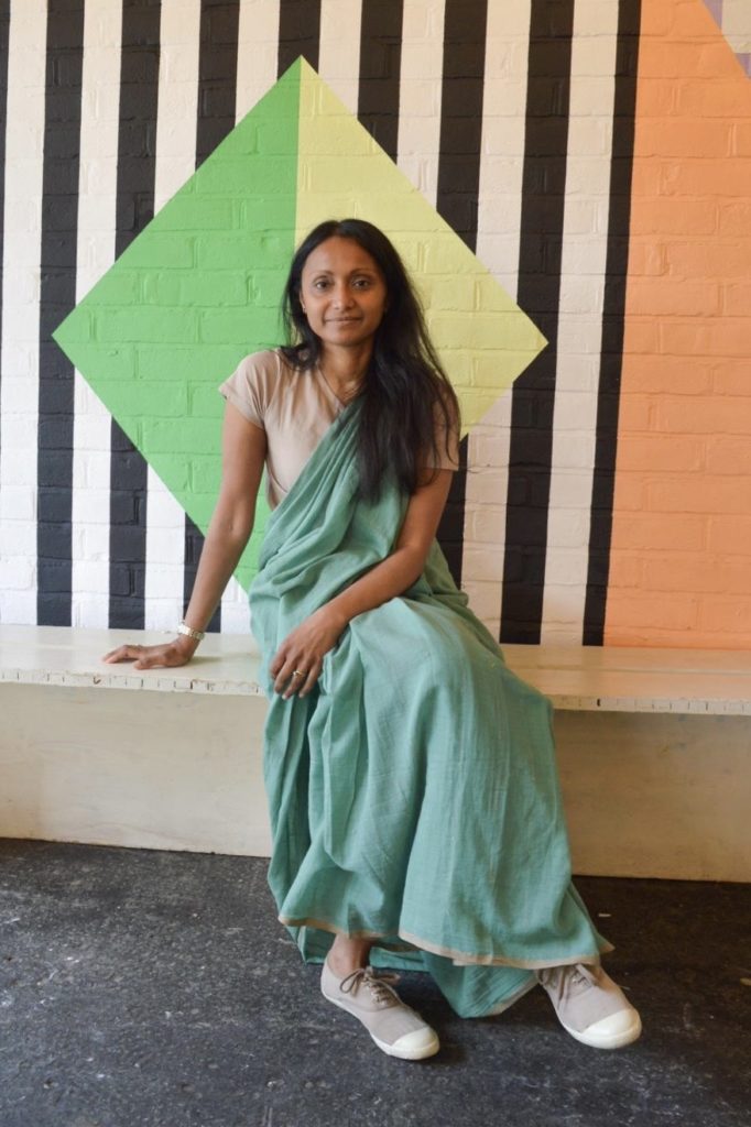 Mehala Ford in modern Sari
